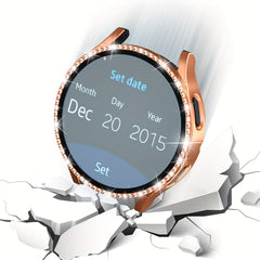 Galaxy Watch 6 40mm 44mm Rhinestone Case Bling Bumper Screen Protector Cover