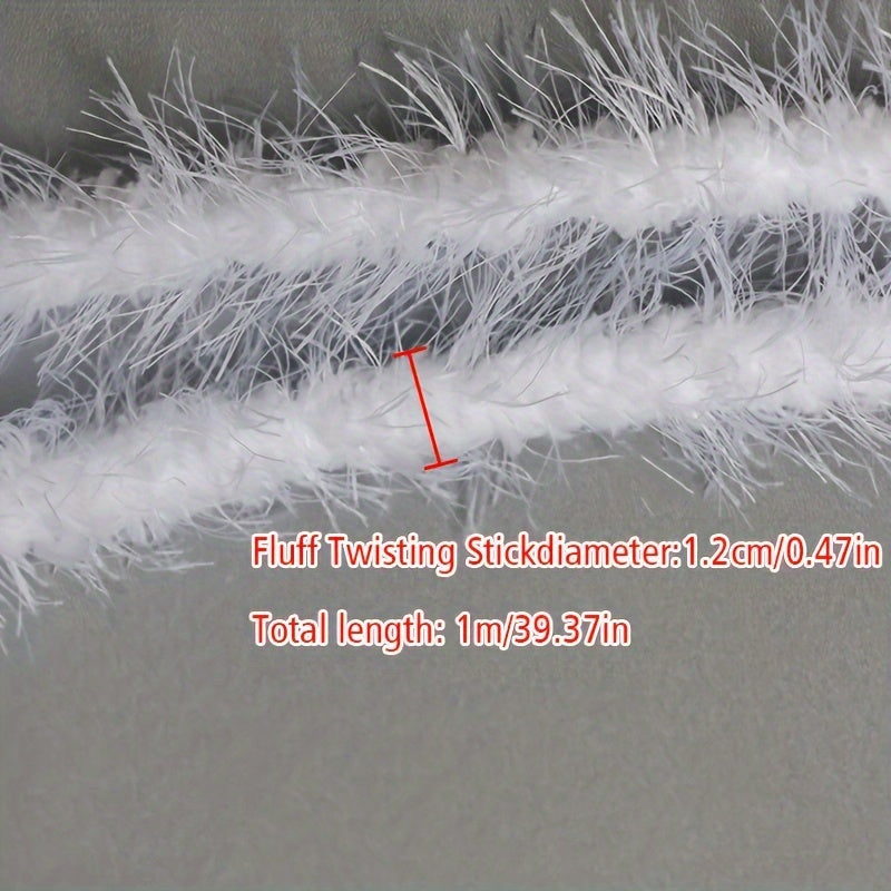 Long Wool Yarn Solid Thick And Dense DIY Doll Accessories