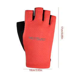 Breathable Fingerless Fitness Gloves for Non Slip Grip and Sun Protection