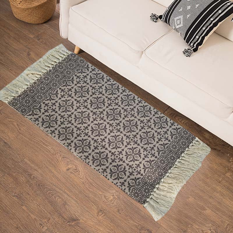 Boho Area Rug With Tassel Washable Indoor Outdoor Rugs 47.2x70.8in