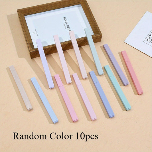 Pastel Fluorescent Highlighter Pens Water-Based Ink