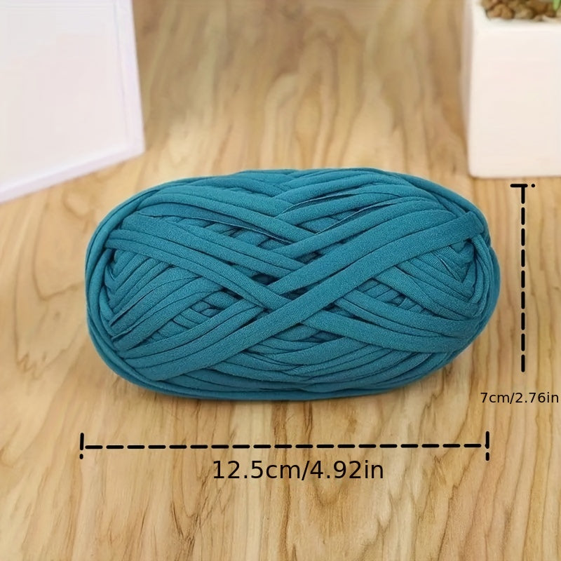 2pcs Cotton Thick Knitting Fabric Yarn DIY Soft Woven Rug Bag 100g