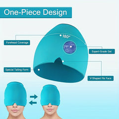 Hot & Cold Head Massager & Ice Pack Eye Mask