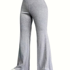 Wrap High Waist Flared Leg Yoga Pants