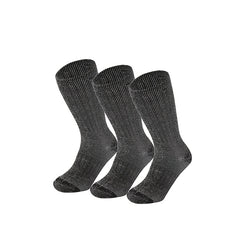 Men's Warm Wool Socks for Outdoor Running, 3 Pairs