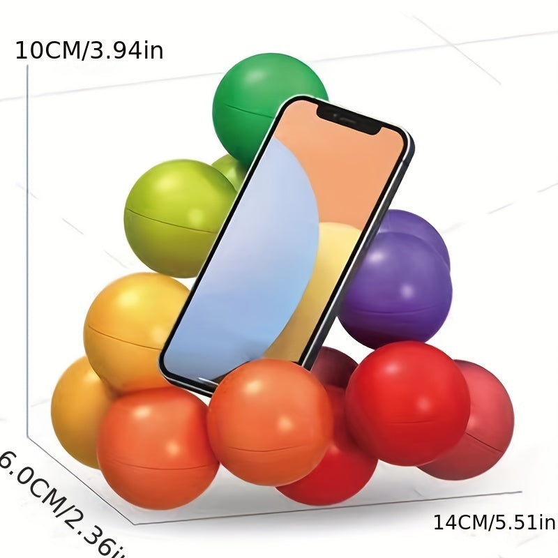 Large 15x10x2cm Rainbow Decompression Ball Toy