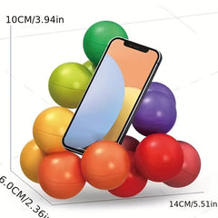Large 15x10x2cm Rainbow Decompression Ball Toy