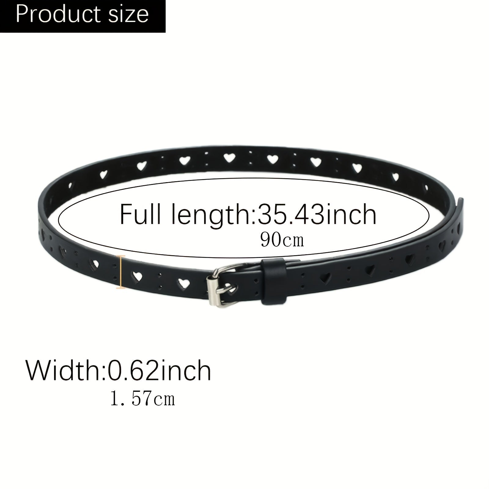 4pcs Needle Buckle Belts For Kids Back To School Gift Silver Pink Silver