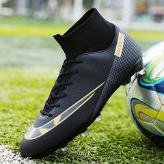 Men's AG Soccer Cleats Lightweight Non Slip & Lace Up Sports Shoes