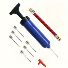 Ball Pump Basketball Football Balloon Inflator 7 Air Needles