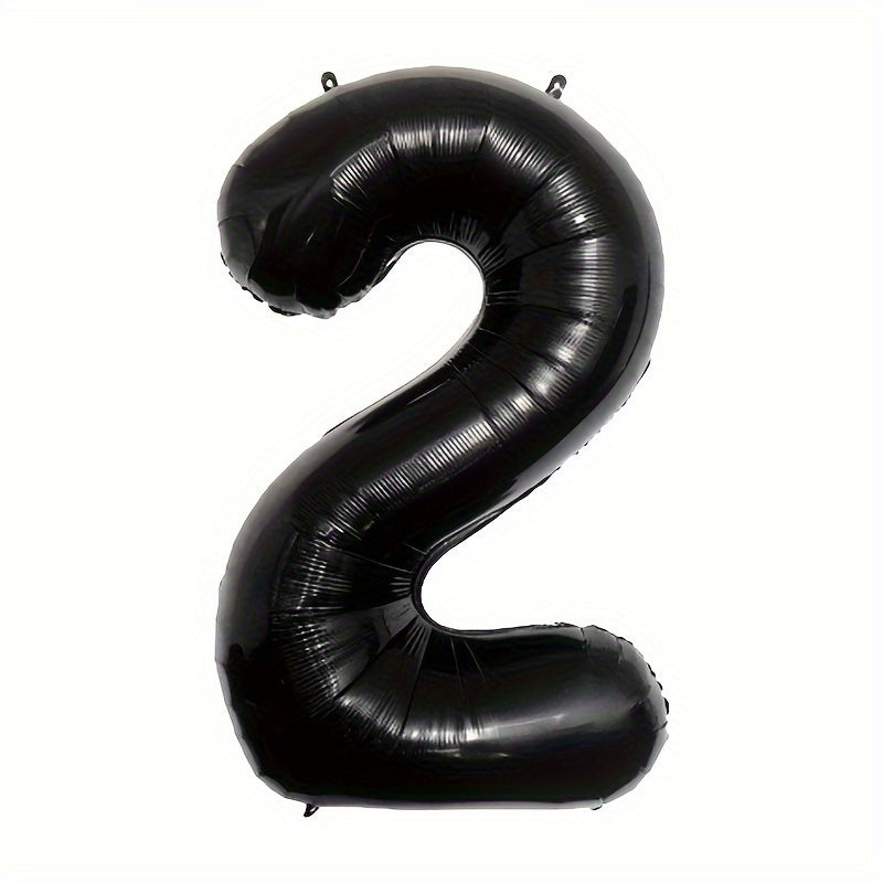 1pc 81 28 Cm Large Aluminum Foil Number Balloons