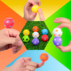 Colorful Mini Football Spinning Ball - Pack of 30