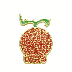 Colorful Fruit Shaped Alloy Brooch Pin for Parties