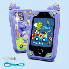 Kids Smart Phone Toy HD Touchscreen Dual Cameras Learning Music Game
