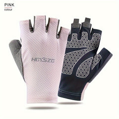 Half Finger Non Slip Sports Gloves - Breathable & Comfortable