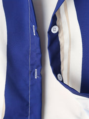 Boys Casual Striped Shirt&Shorts Set, Summer Kids Clothing