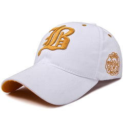 Embroidered Alphabet Peaked Cap - Summer Stylish