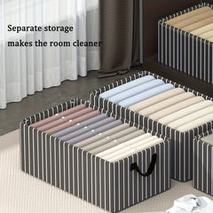 Clothes Storage Drawer Box with Handles & Support Frame