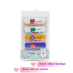 Cartoon Animal Bandage 8 Boxes Student Decorative Patch