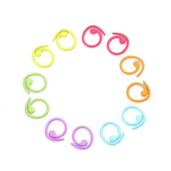 100pcs Zinc Alloy Knitting Stitch Markers Multicolor Crochet Stitch Lock