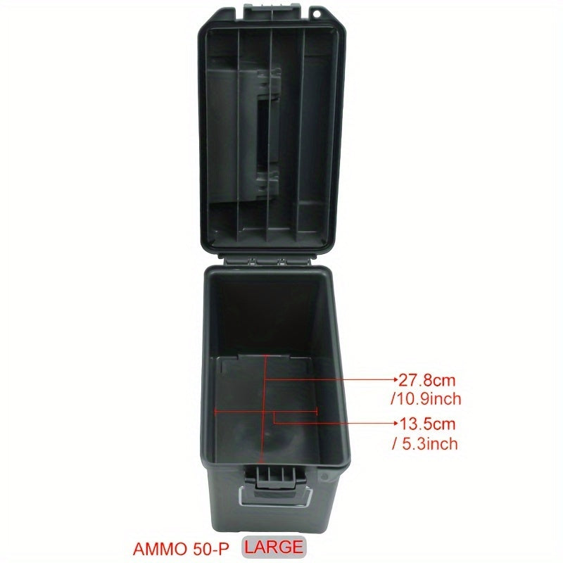 Portable Plastic Tool Box Lightweight Organizer Ammo Storage