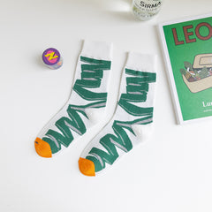 5 Pairs Women's Assorted Crew Socks