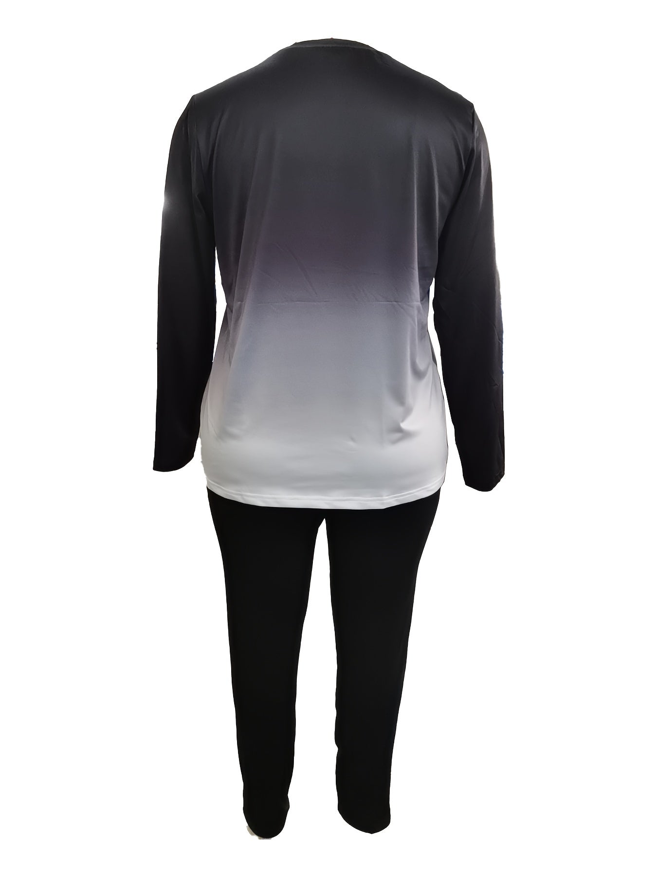 Cross Letter Print Top & Leggings Set