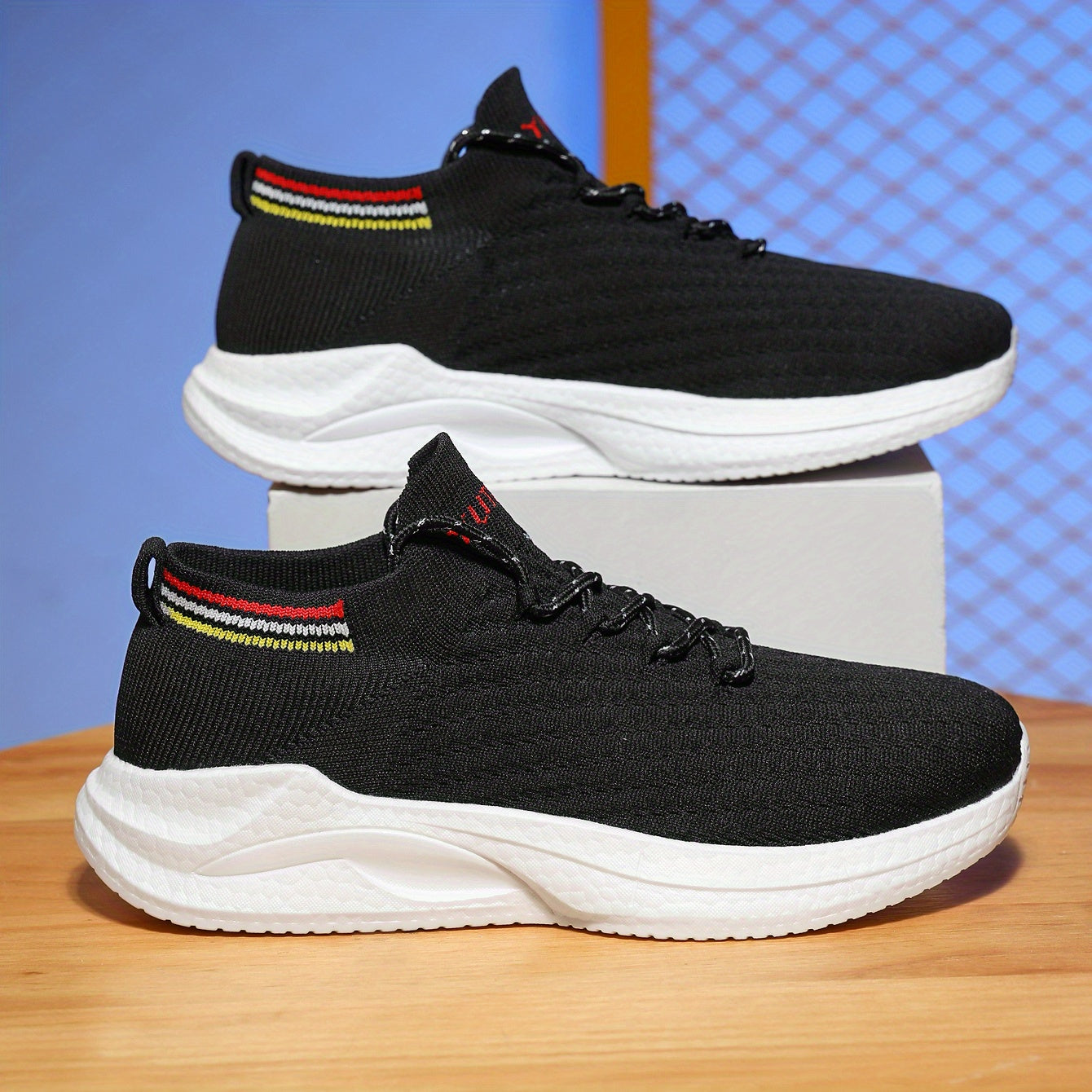 Men's Knit Lightweight Casual Shoes for Traveling