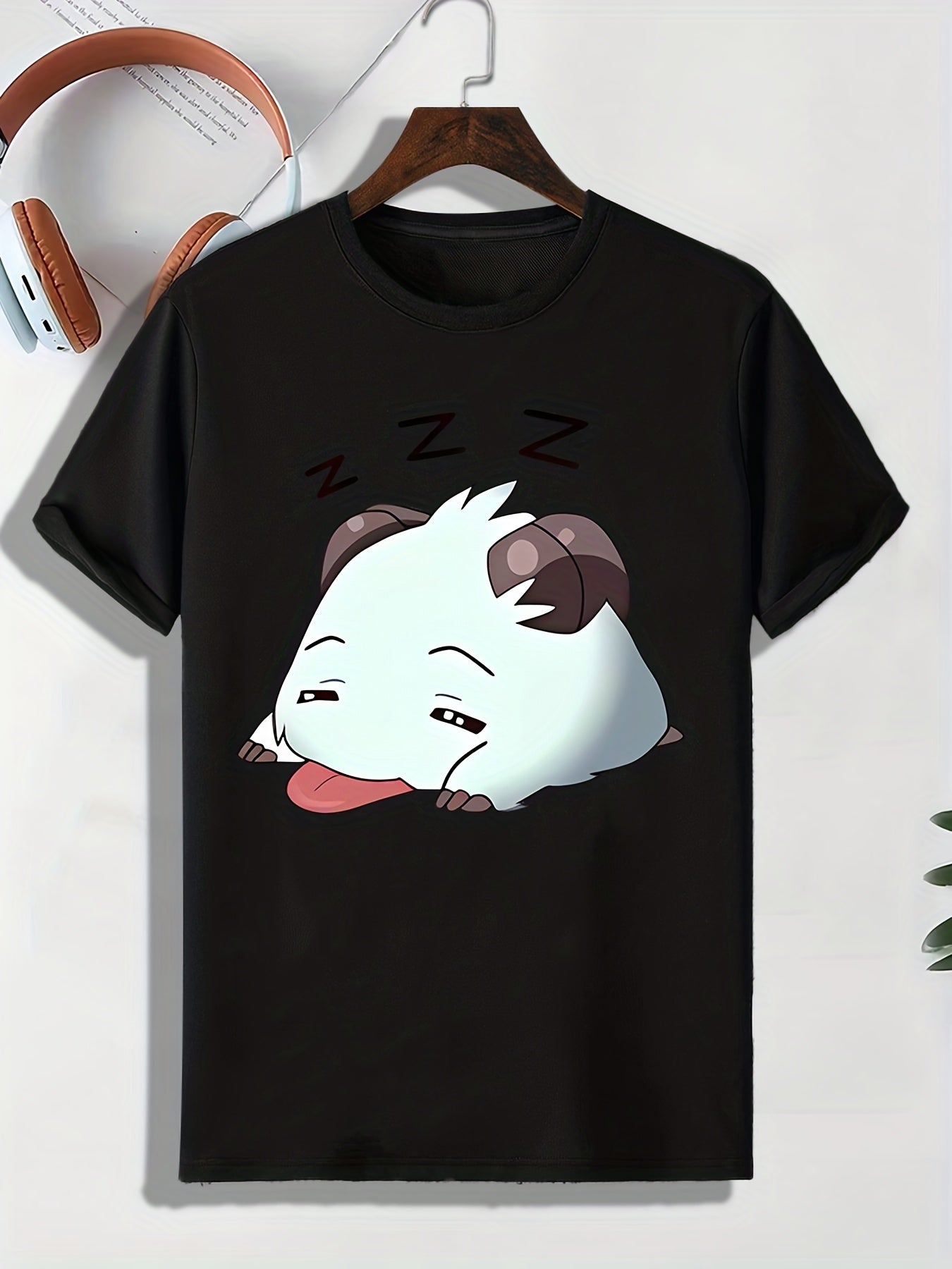 Men's Animal Pattern T shirt Active Stretch Tee
