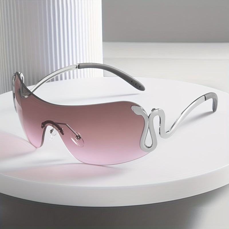 Y2K Snake One Piece Sunglasses UV400