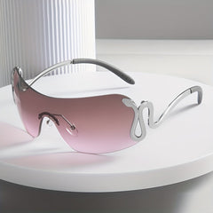 Y2K Snake One Piece Sunglasses UV400