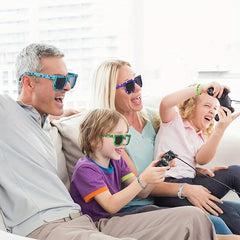 Mosaic Frame Sunglasses UV400 Square Glasses Beach Party Club
