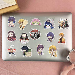 50pcs Anime Pvc Sticker Packs for Laptop Luggage Bottle