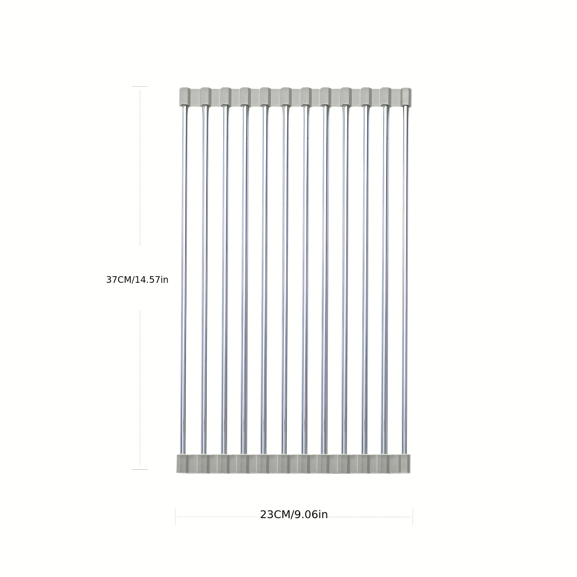 Roll Up Sink Drying Rack Stainless Steel Dish Drain Multifunctional Drainer