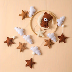 360 Rotation Animal Soft Pandent for Baby Crib
