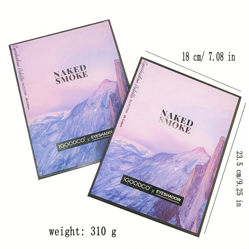 48 Colors Eyeshadow Palette Matte Shimmer Finish High Pigmented Brightening