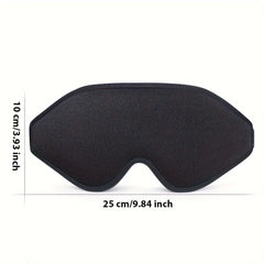 Blockout Light 3D Contoured Eye Mask with Adjustable Strap