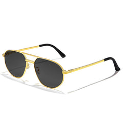 Retro Polygon Pilot Sunglasses UV400 Protection