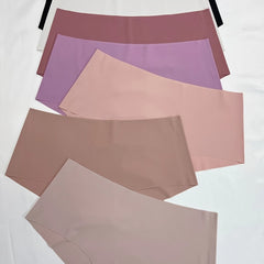 7 Pcs Seamless Mid Waist Briefs Women's Panties