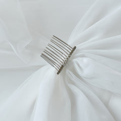 Large Bow Bride Veil Nylon Wedding Accessory Stylish Gowns Decor