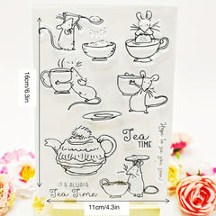 1pc Seal Stamp DIY For Silicone Transparent Stamp Birthday Gift