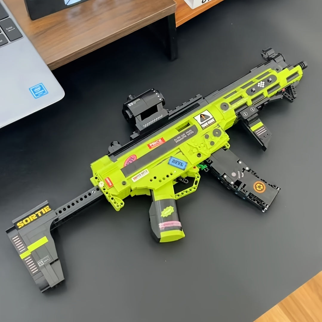 1698 pcs Military Building Block Set Toy Gun with Scope