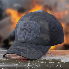 Camouflage Baseball Cap Outdoor Mountaineering Camping Visor Mesh Cap