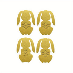4PCS Easter Bunny Cutlery Bag Tableware Holders Knives Forks Pouch Decor