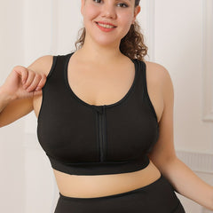 Sports Bra Front Close High Impact Absorbent Criss Cross