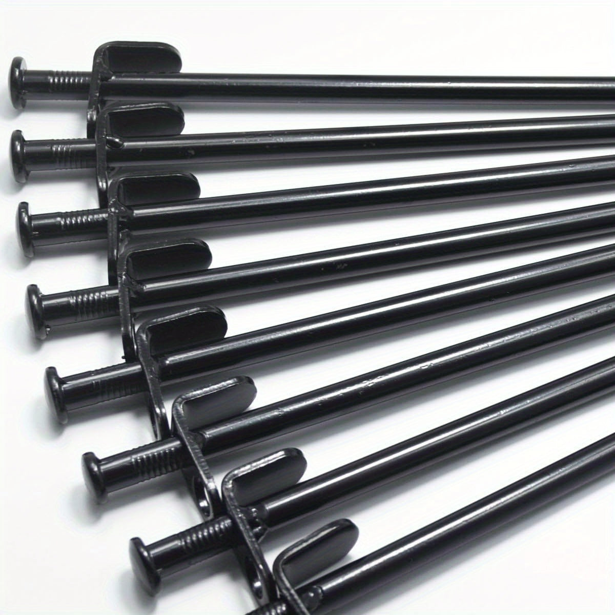 8 Pack Heavy Duty Steel Tent Pegs for Secure Camping in Any Terrain