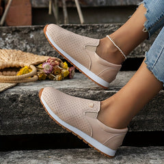 Women's Heart Decor Slip On Soft Sole Casual Sports Shoes