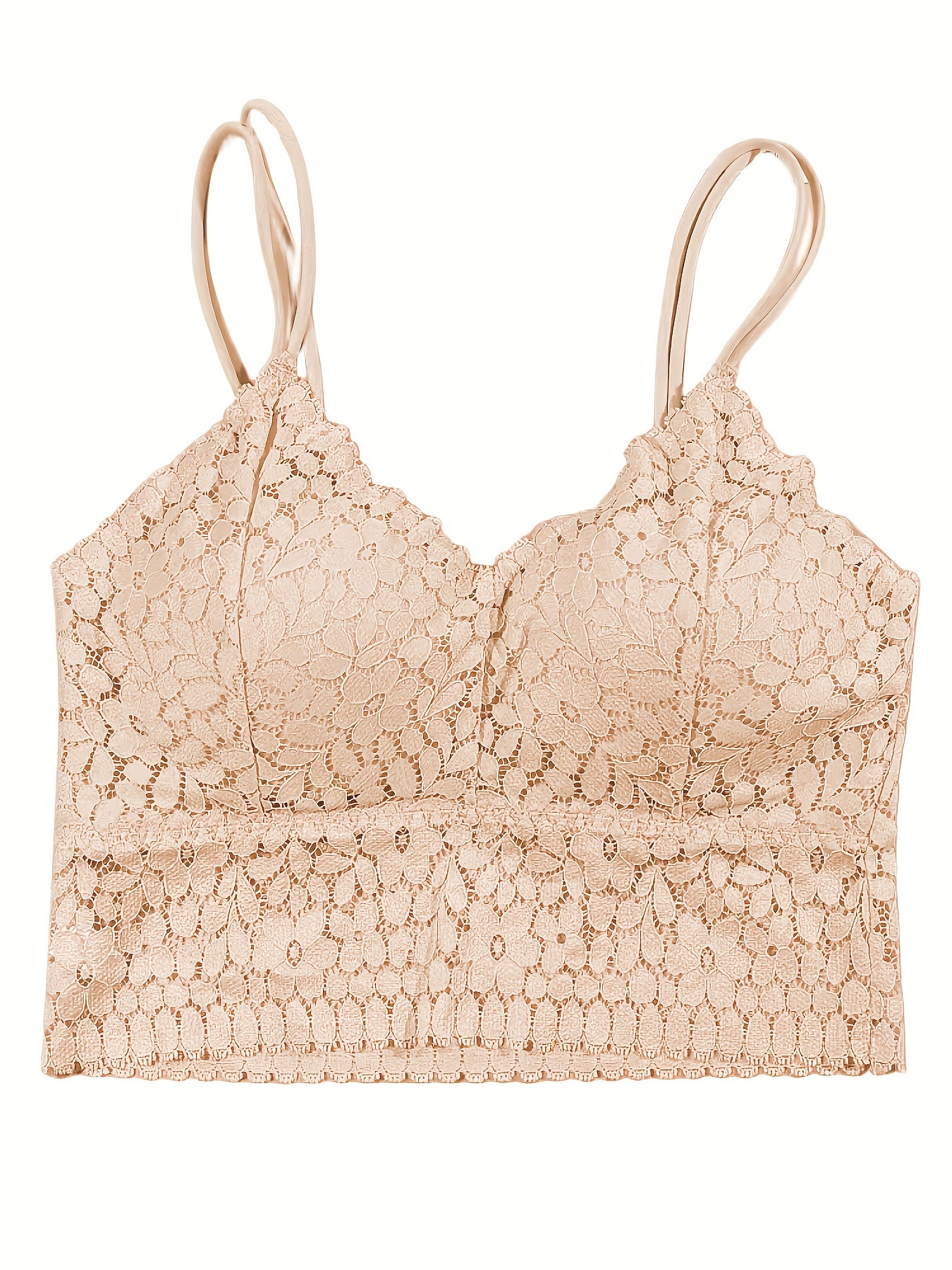 4pcs Lace Wireless Bras Comfy & Breathable Bra Women's Lingerie