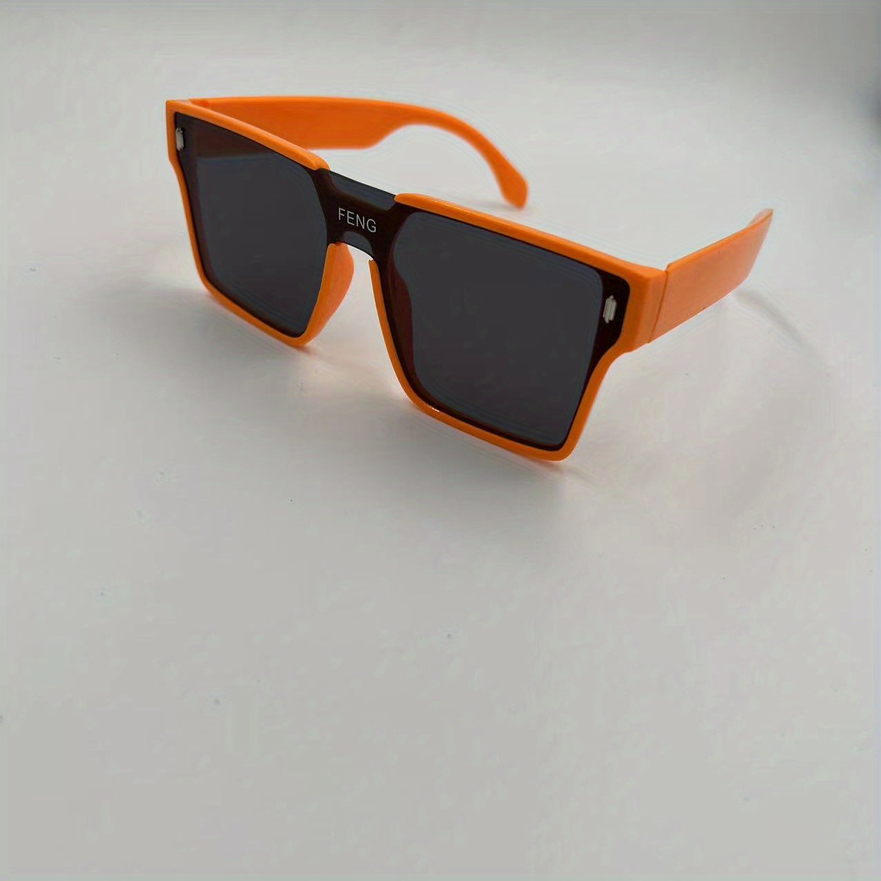 Square One piece Sunglasses Casual Anti Glare Glasses UV400