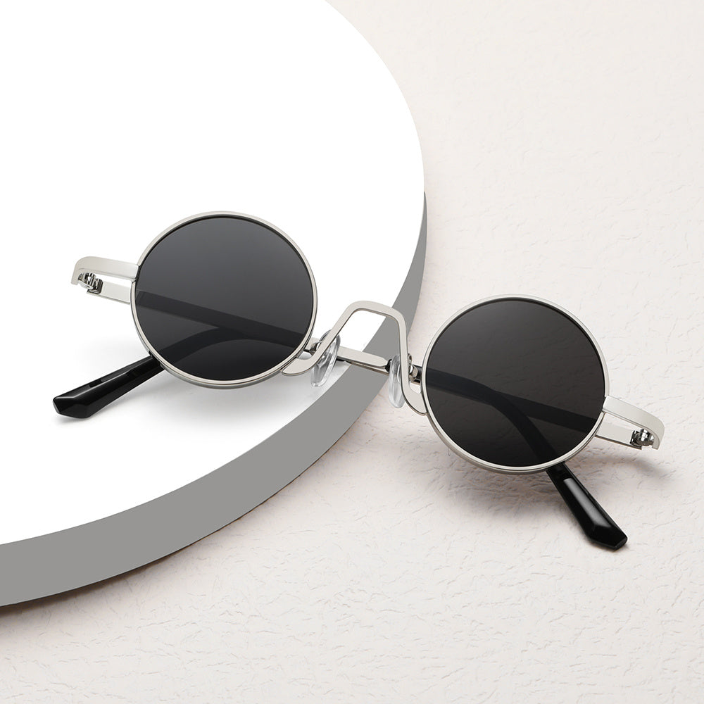 Men's Narrow Round Sunglasses 9301